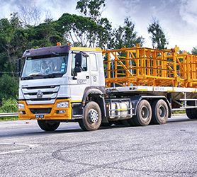 Heavy Hauling Truck Yellow